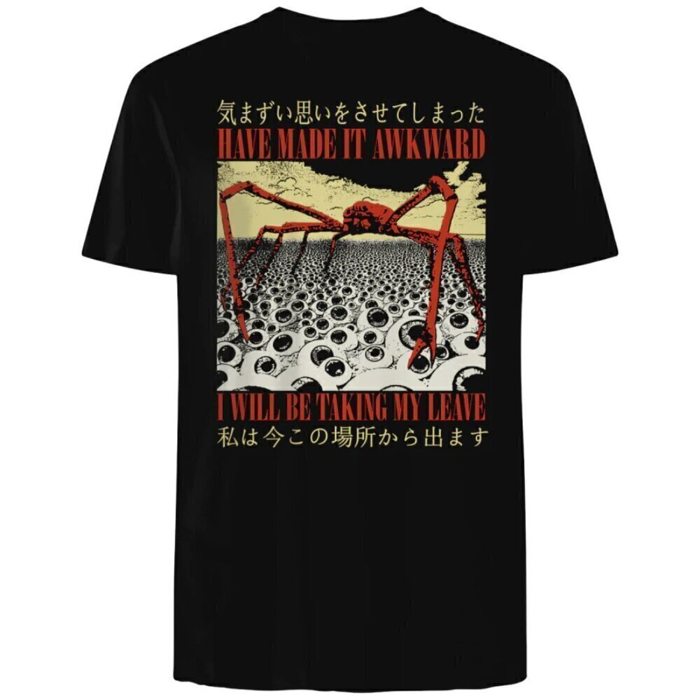I Have Made It Awkward Retro Japanese Spider Crab Unisex T Shirt .